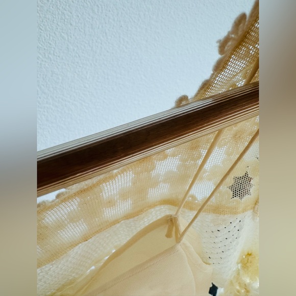 Oscar de la Renta ecru Lace & Embroidered top blouse size 2 - Picture 11 of 12